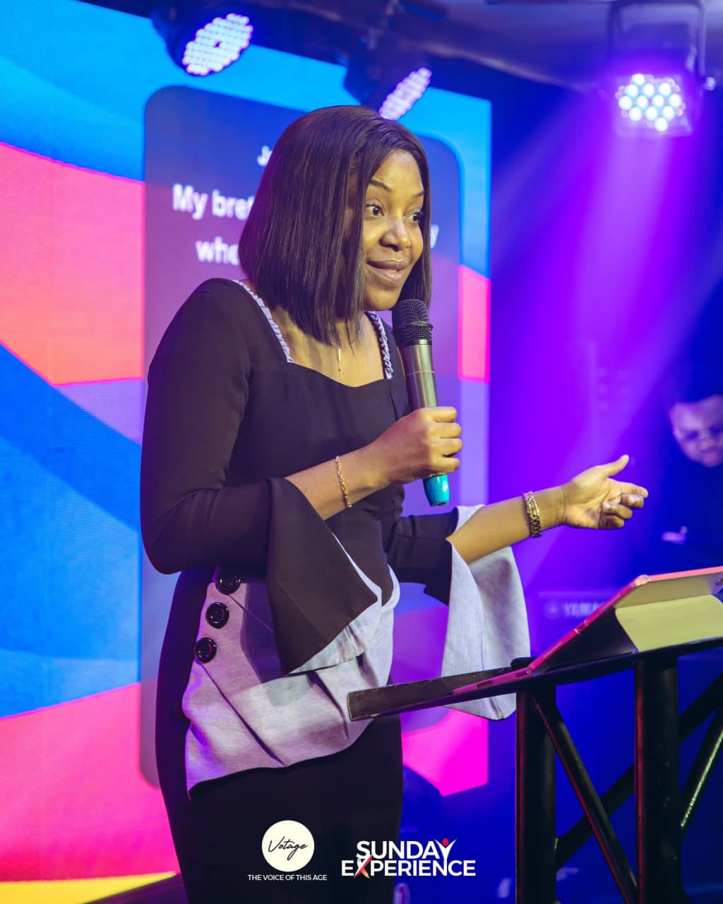 Pastor Anwinli Ojeikere speaking